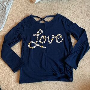 Girls long sleeve top